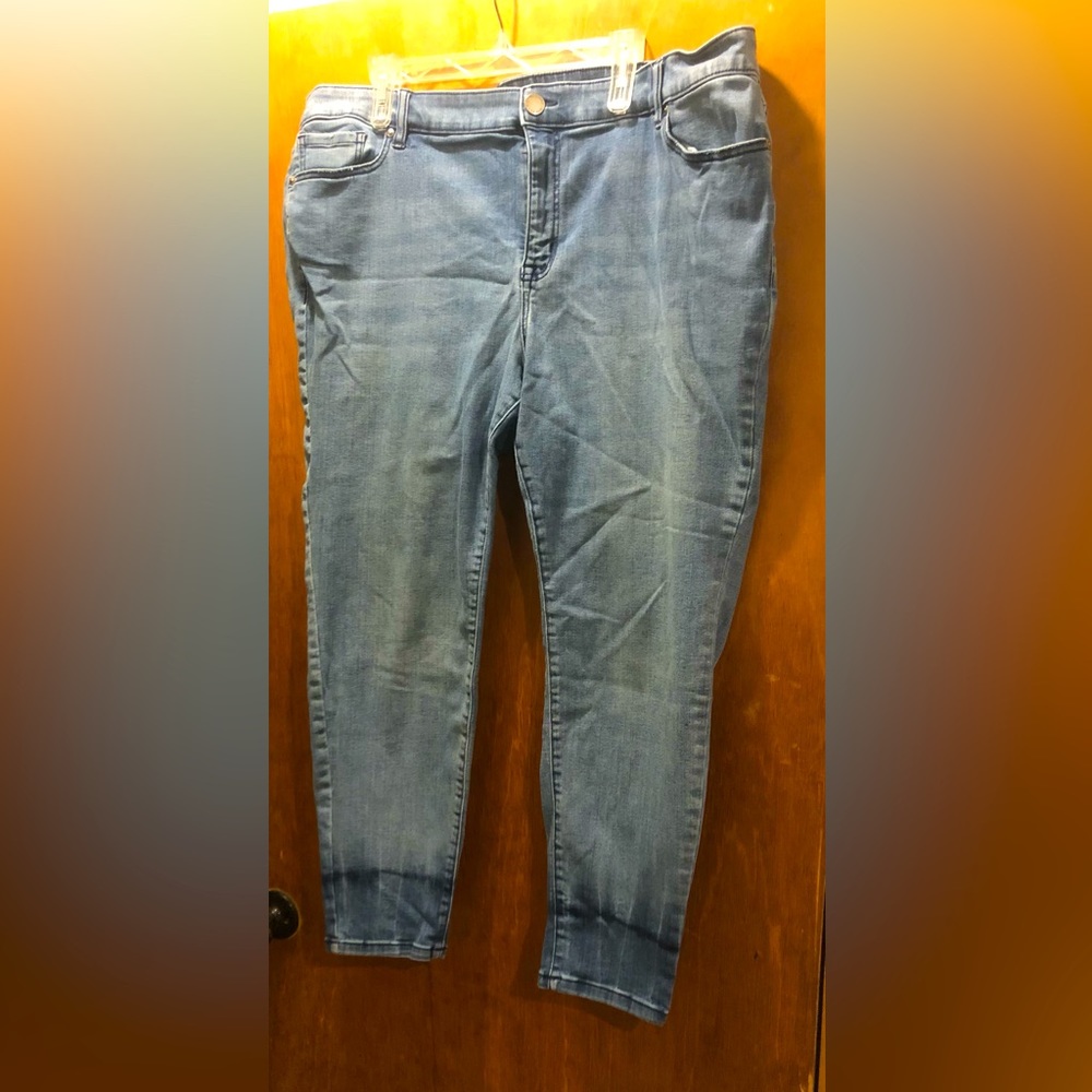 Lane Bryant skinny dye dipped size 22 skinny jeans